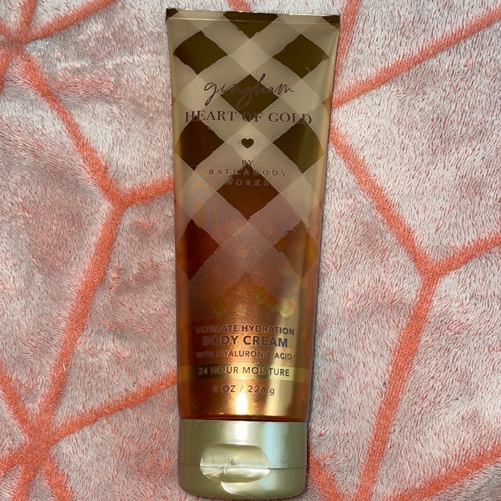 B&BW gingham heart of gold lotion